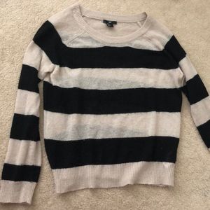 Striped light sweater